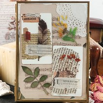 40 개대 Kawaii 편지지 스티커 식물 메모리 룸 시리즈 정크 저널 일기 장식 모바일 스티커 Scrapbooking DIY, [05] E