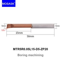 두께측정기 MOSASK 1PC MTR MGR lr 보링 프로파일 스레딩 그루브 CNC 솔리드 카바이드 내부 터닝 정밀 홀 가공 밀링 공구, 27 MTR5R0.05L15-D5-ZP20, 27 MTR5R0.05L15-D5-ZP20