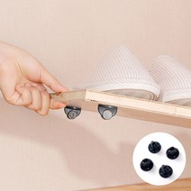 붙이는 가구바퀴 12개입 PVC바퀴 롤러바퀴 접착식바퀴