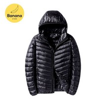 경량 조끼 패딩 바나나 스토어 UNIQLO STYLE men39s ULTRA LIGHT SHORT 후드 다운 자켓 Packable Long-Sleeve Full-Zip Puffer