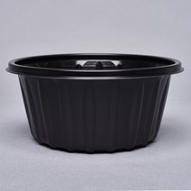 195 일회용 칼국수 용기 대 블랙 1420ml, 200개