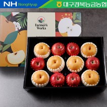 [미소드림] 대구경북능금농협 프리미엄 사과 배 혼합 선물세트 6kg (사과6과+배6과), 단품
