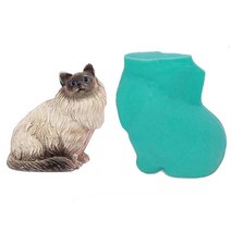 고양이 수제 실리콘 금형 석고 캔들 비누 DIY 캔디 초콜릿 디저트 제빵 요리 장식 도구 액세서리 용 3D 개, 체중 감량 새끼 고양이 m