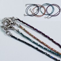 유주얼 AB 크리스탈 마스크 스트랩 마스크걸이 투톤 칼라 분실방지