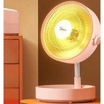 벽걸이히터 미니 신일 팬히터 전기 화장실, 분홍색