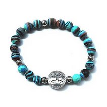 스카이 공작석 남자 향기 원석 팔찌 건강팔찌 mg151ea