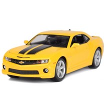 Meritor 1:18 쉐보레 카마로 콜벳 스포츠카 자동차모형 다이캐스트, 2010 카마로 호넷-옐로우