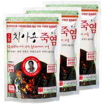 3회 치아용죽염 250g 3개 묶음 부안 청정 양치 가글 미네랄 생활 소금