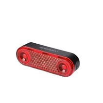 자전거뒷안장 리어랙 짐받이 거치대 용품 GACIRON-W12BR 자전거 카고 랙 라이트 스마트 브레이크 경고 후, 01 W12BR