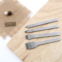 짱패브릭 가죽부자재) 다이아형 치즐 3mm 4mm, 3mm 1날