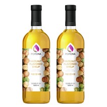 포모나 헤이즐넛향 시럽 1000ml 2개, 단품