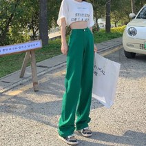 순이들 여성 8컬러 기본 와이드 청바지