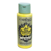 헤리티지공예 스타일 매트 에나멜 물감 59ml (무광 수성 유리 글라스 포슬린 물감), 6.바닐라옐로우(E336)