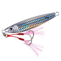 루어낚시 캐스팅 지그 지깅 삼치 농어 광어 우럭 볼락 갈치 메탈JIG2, 60g, 은색