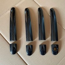 문콕 방지 도어 가드 for chevrolet lacetti optra daewoo nubira suzuki forenza 홀든 비바 탄소 섬유 크롬 자동차 핸들 커버 스타일링