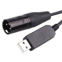ftdi usb to xlr dmx 512 interface led 컴퓨터 pc 무대 조명 컨트롤러 dmx512 케이블, 5M, blk usb dmx, 01 blk usb dmx_04 5M