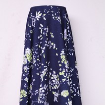 나염 폴리원단 꽃무늬패턴 기하학패턴 의류원단 소품만들기 플로럴패턴 패브릭원단 홈패브릭 4종, 오닉스, 네이비