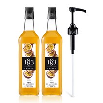 1883 1883 패션후르츠시럽 2개 + 1883시럽펌프, 단품