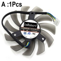 그래픽카드 교체용 팬 쿨러 쿨링 ASUSMSISapphire 6930 7850 GTX 550 750 770 Ti HD 7870 비디오 카드 FD7010H12S 75MM 그래픽 교체, 협력사, 1 개
