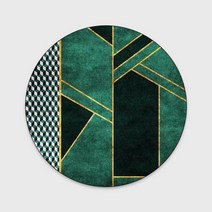원형 디자인 카페트 페르시안 타원형 러그 미니 멍석 침실 용 라이트 럭셔리 다크 그린 라운드 카펫 거실 카펫 휴대품 라운지 홈 의자 매트, e, 직경 120cm