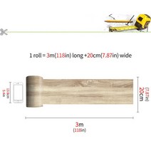 붙이는 벽지 셀프 웨인스코팅 템바보드 풀바른20x300 붙이는 나뭇결 바닥 스티커 PVC 이동식 현대적인 스타, 07 H