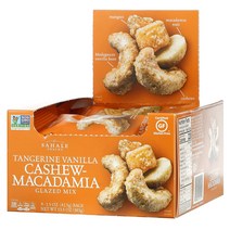 사할리스낵 Glazed Mix Tangerine 바닐라 Cashew-마카다미아 Macadamia 9팩 1.5 42.5g 각