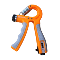 악력기 강도조절 그립 카운터 10~60kg, 오렌지