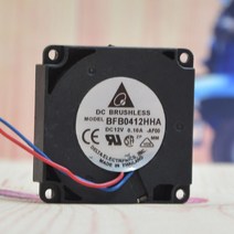 쿨링팬 델타 Bfb0412hha 12v 0.10a 3 선 이중 볼 터빈 송풍기 냉각 팬, 단일옵션, 한개옵션0