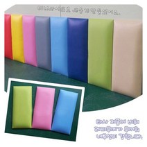 (SM)(방염)벽쿠션매트(고급형)미니200x500mmx35mm벽매트안전매트, 파랑