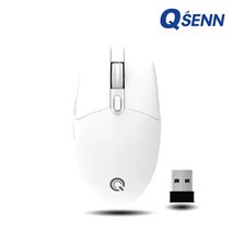 QSENN M1000 무선 마우스 (화이트)