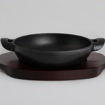 벨르 클래식 무쇠 통주물팬 그라탕기 3종 나무판포함, 소