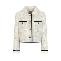 JJ지고트 칼라 디테일 크롭 트위드 재킷 GMBA0JKR4