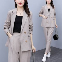 파즈마 오피스룩 정장 자켓 두피스세트 P220012