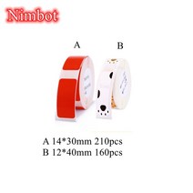 라벨기 휴대용 블루투스 Nimbot d11 무선 태그 프린터 휴대용 포켓 라벨 bluetooth 열 및 투명, 17 2 Label RT