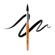 [공식] 헤렌드 수채화 야외수채화 어반스케치 둥근 붓 미니 R-5200 4호~20호, 4호