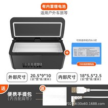 인슐린냉장고 미니 휴대용 가정용 차량 usb 충전식 소형 빠른 냉동 자동차 소형 RVN469, 블랙