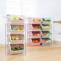 리빙박스 디엘르 디크 3단 다용도 수납정리함, 아이보리
