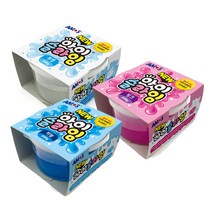 아이슬라임 300g 4색 투명슬라임 촉감놀이 믹싱슬라임, 하늘
