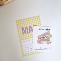 미니 플라워 자수 레이스 논슬립 집게핀 아기 유아 아동 성인 머리 헤어핀