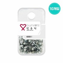 특수가공처리로 긁힘 현상이 적은 진주핀 침 10갑 사무용클립 크, 단품