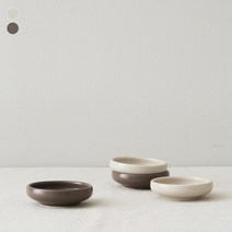 리빙메드 메이찬기(3종) 반찬접시 신혼부부 테이블웨어 집들이 선물 모던 도자기 식기, 5.5인치, 코코아