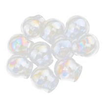 10pcs 수제 라운드 유리 공 wiishing 병 펜던트 diy 목걸이 쥬얼리