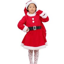 파티스토리 고급유아산타원피스세트(여아)