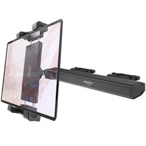 옵시디언 차량용 뒷좌석 핸드폰 태블릿 헤드레스트 수동클립 거치대 휴대폰 2열 CT-C68 아이패드 갤럭시탭, CT-C68+60W꺾임충전케이블1m