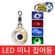 (행운을파는낚시) LED 미니 집어등(5종류) 수중 집어등 두족류 갈치 볼락 갑오징어 주꾸미 문어, LedMini-1(화이트)