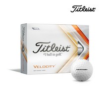 타이틀리스트 골프공 VELOCITY 1팩(12개) 2피스 2022 아울렛 타일러리스트, 12개, 12개