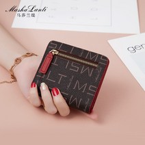 유럽풍 M073805 심플 마세라티 반지갑 여성