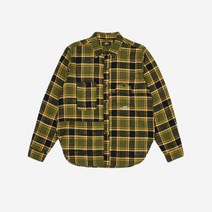 팔라스 x 엔지니어드 가먼츠 패널 체크 워크 셔츠 올리브 22FW Palace Engineered Garments Panel Check Work Shirt Olive