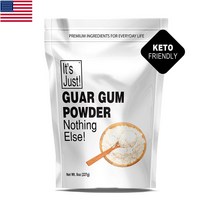 잇저스트 구아검 구아콩 분말 가루 guar gum 227g 잔탄검 대체, 1팩