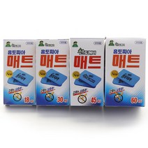 산도깨비 홈토피아 매트 30매 45매 60매 전자모기향매트 모기퇴치, 매트 60 매입